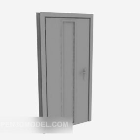 Single Door Wooden 3d model