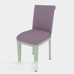 Modello 3d della sedia rosa