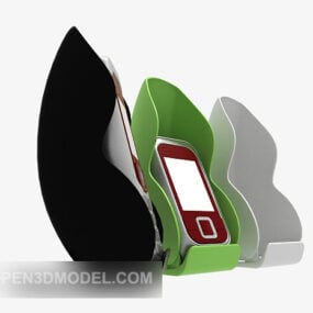 Mobile With Plastic Stand 3d model