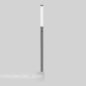 Model 3d Berbentuk Tabung Lampu Jalan