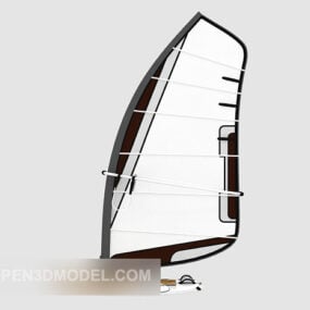 Model Perahu Layar Olahraga 3d
