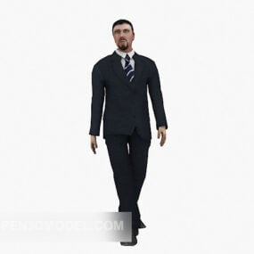 Τρισδιάστατο μοντέλο ανδρικού κοστούμι περπατήματος