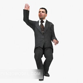 Characters Business Man 3d model