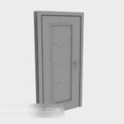 Grey Single Door Wooden