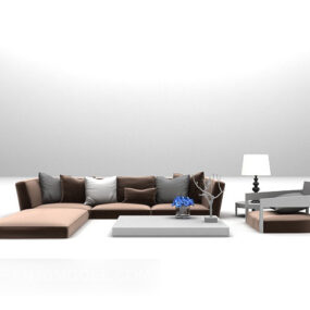 Sofa Combination Large Furniture 3d model