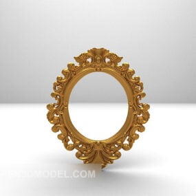 Carving Gold Frame -huonekalujen 3d-malli