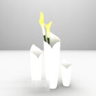 Pobieranie modelu 3d biały wazon