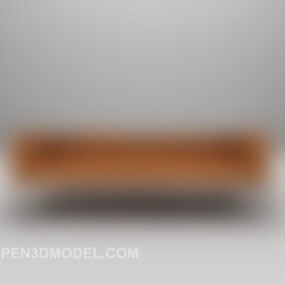 Model 3d Sofa Kulit Kuning