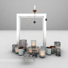 Candlestick Mirror Einrichtungsgegenstände