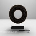 Sculpture en forme ronde décorative V1
