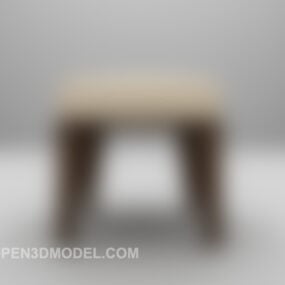 Juno Single Seat, Upholstered Stool 3d model