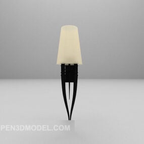 European Art Vegglampe Dekor 3d-modell