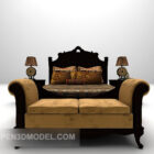 European Classic Bed With Daybed