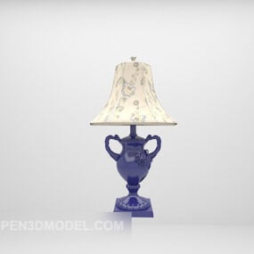 European Vintage Hotel Table Lamp 3d model