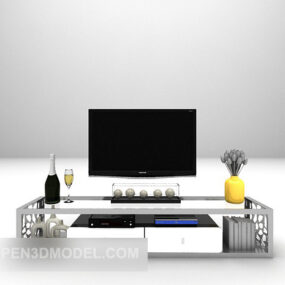Modern Simple Tv Cabinet Furniture 3d model