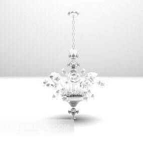3д модель люстры с бриллиантами