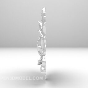 White Decorative Set-up 3d model