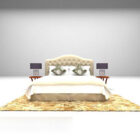 ヨーロッパの古典的な柔らかいベッド