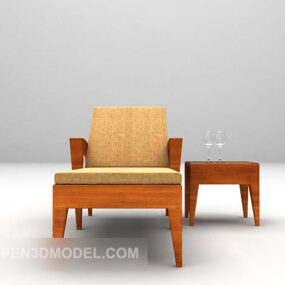 Outdoor Lounge Chair Relax Möbler 3d-modell