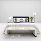 Modern Wooden Bed With Daybed