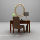Modern Wooden Dresser Wit Mirror