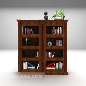 European Living Room Showcase Furniture 3d model