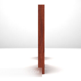 Screen Wooden Material 3d model