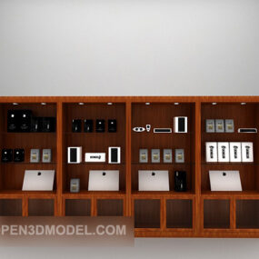Simple Showcase Shelves 3d model