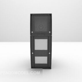 Speaker model 3d Kotak Abu-abu