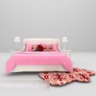 Pink Blanket Bed Furniture