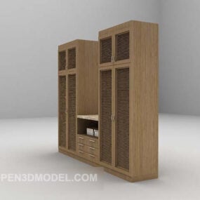Vaatekaappi Modern Style 3D-malli