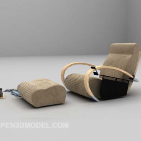 Model 3d Kain Kursi Rumah Lounge Eropa