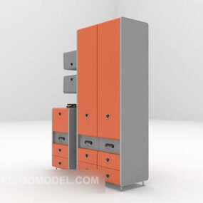 Model 3D Lemari File Kantor