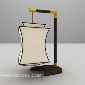 Lampe de table suspendue de style chinois modèle 3D
