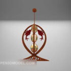 Chinese Carving Chandelier Retro Furniture