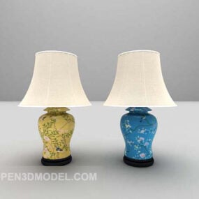 Lampe de table en céramique d'hôtel modèle 3D