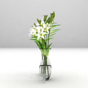 Vase Lily en pot modèle 3D