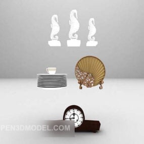 Interior Decorations Collection 3d model