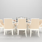 European Style Table Chair Dinning Set