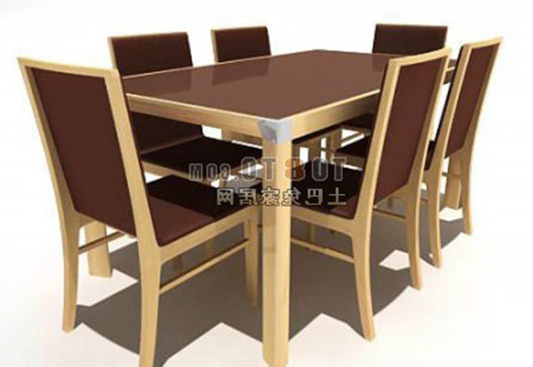 Меблі чотири стільці з обіднім столом