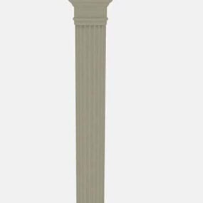 Coluna romana marrom V2 modelo 3d