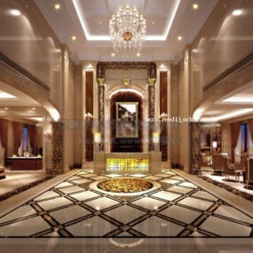 Hotel Luxury Space 3D model