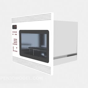 家庭用電気電子レンジ3Dモデル