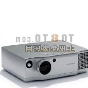 3d модель пристрою проектора сірого кольору