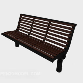 For Leisure Benches In Public Places 3d model