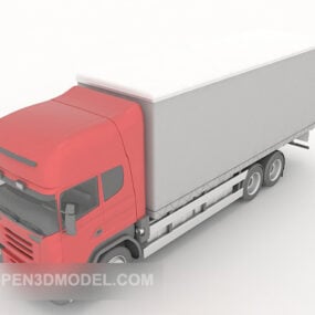 Τρισδιάστατο μοντέλο οχημάτων μεταφοράς φορτηγών