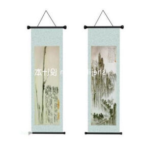 Chinese Painting Hanging Painting 3d model