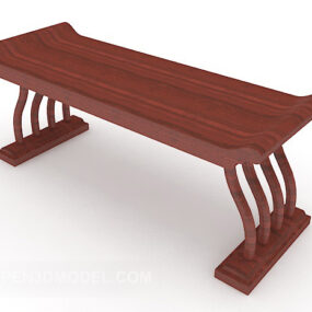 میز تحریر خصوصی قدیمی مدل سه بعدی چوبی