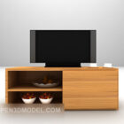 Mobile TV semplice in legno grigio