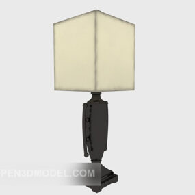 Lamp In The Hotel 3d model